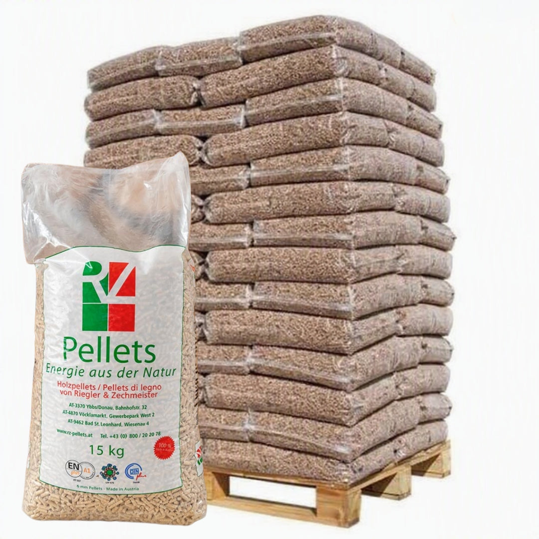 Pellet di legno REZULT ENplusA1— Bancale da 70 sacchi da 15kg