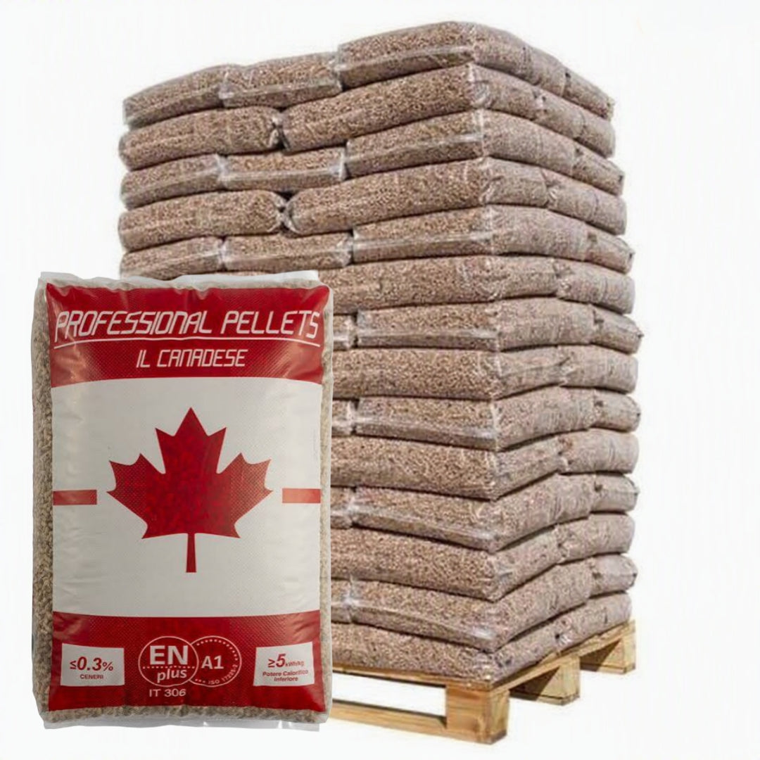 Pellet di legno Professional ENplus A1— Bancale da 66 sacchi da 15kg