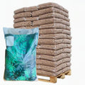 Pellet di legno Binderholz abete Din Plus A1 HD– Bancale da 70 sacchi da 15kg