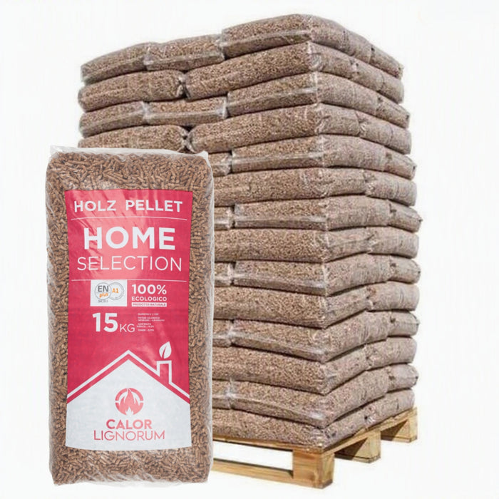 Pellet di legno Home Selection Enplus A1– bancale da 70 sacchi da 15kg