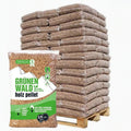 Pellet di legno Grünen Wald Holz ENplus A1 – Abete 100%— Bancale da 72 sacchi da 15kg