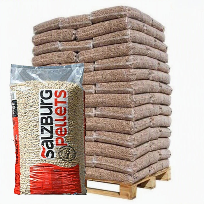 Pellet di legno Salzburg ENplus A1— Bancale da 72 sacchi da 15kg