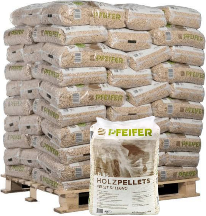 Pellet Pfeifer ENplus A1 – Bancale da 70 Sacchi da 15 kg