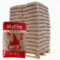 Pellet di legno premium MY FIRE ENplus A1– Bancale da 66 sacchi da 15kg